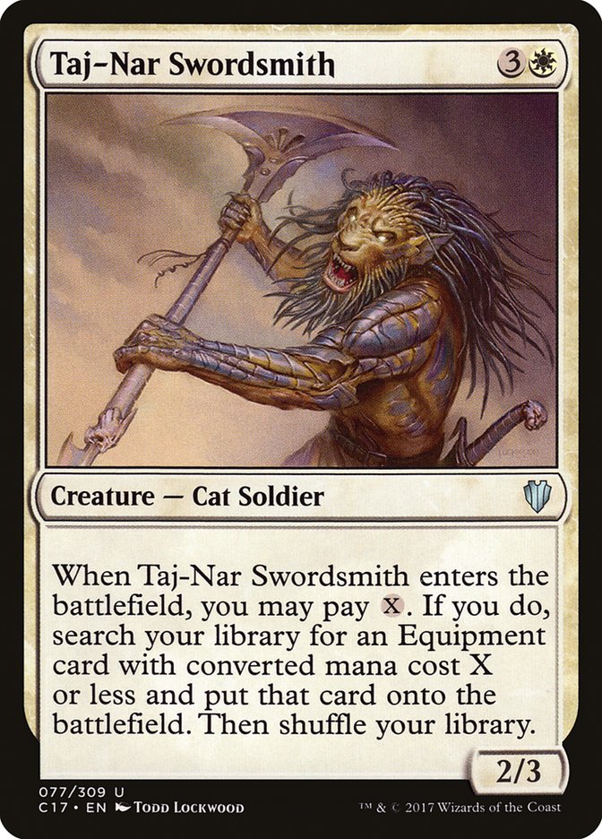 Taj-Nar Swordsmith (Commander 2017 #77)
