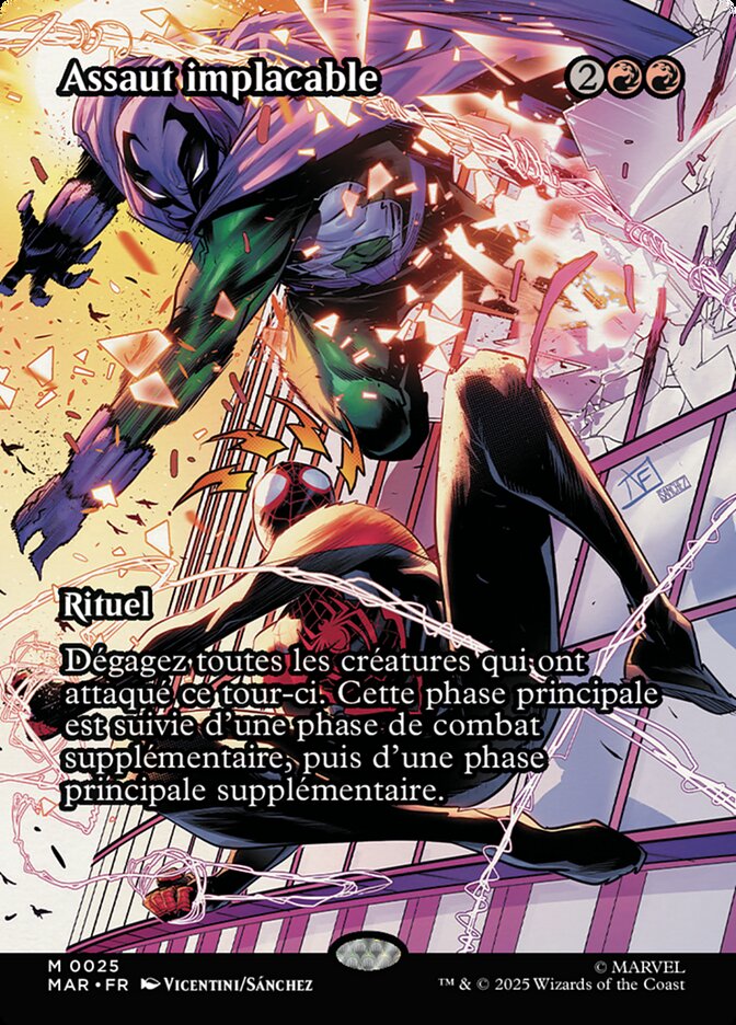 Assaut implacable