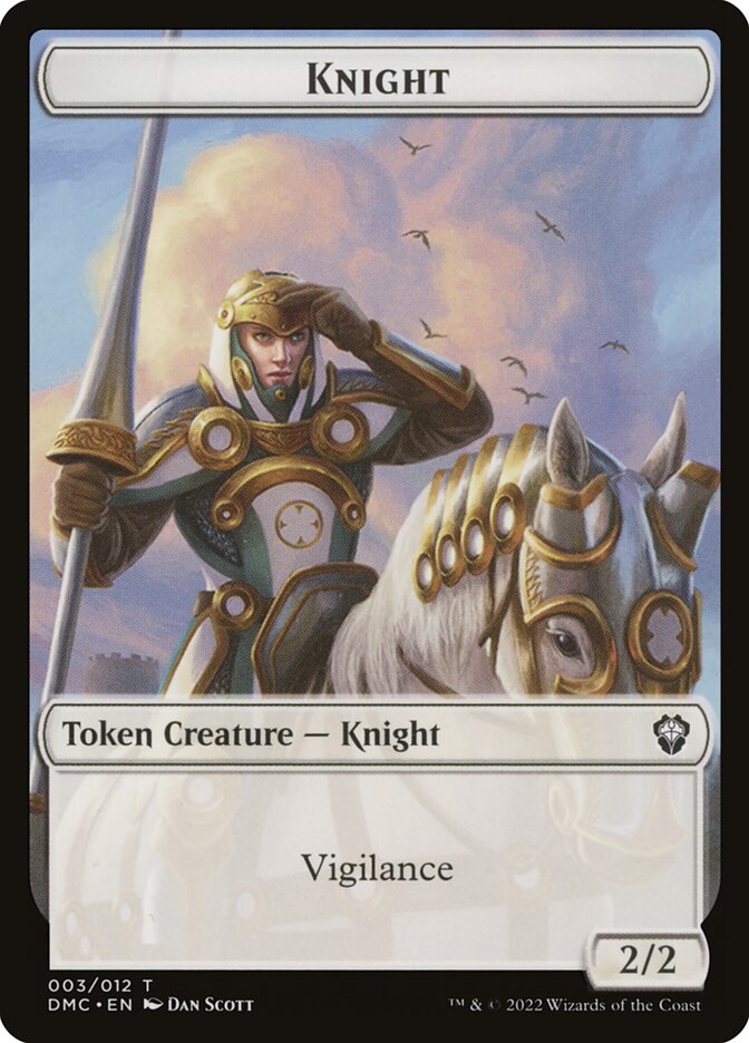 Knight (Dominaria United Commander Tokens #3)