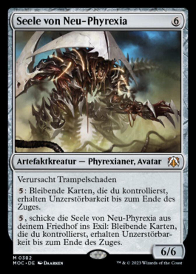 Soul of New Phyrexia (March of the Machine Commander #382)