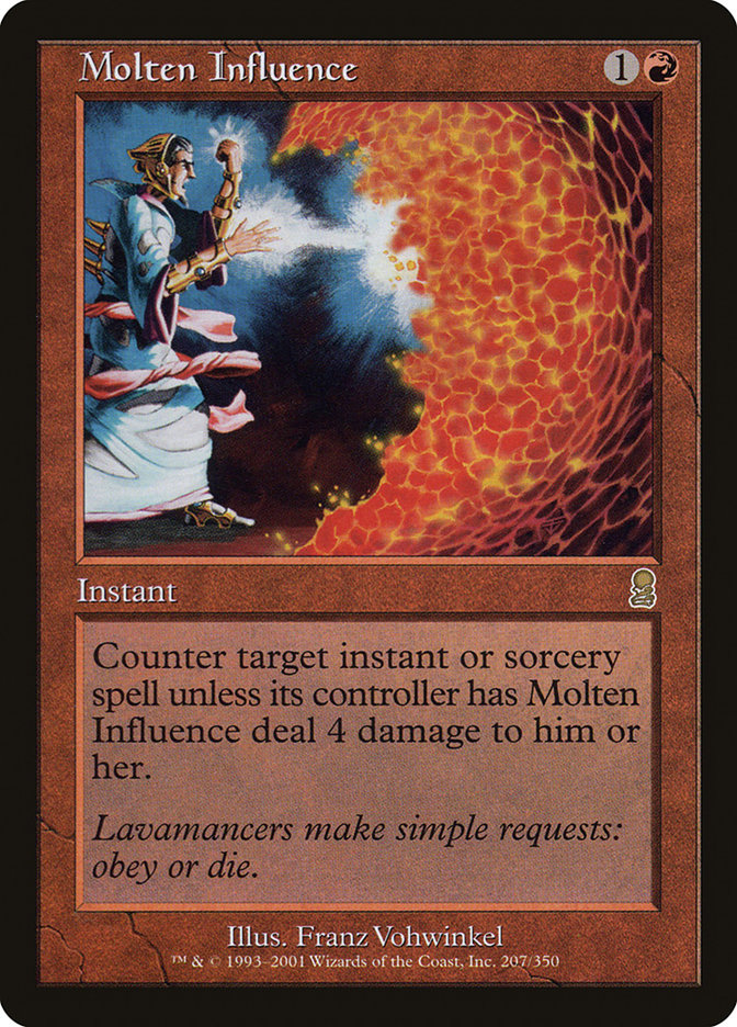 Molten Influence (Odyssey #207)