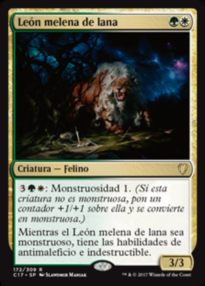 Fleecemane Lion (Commander 2017 #172)