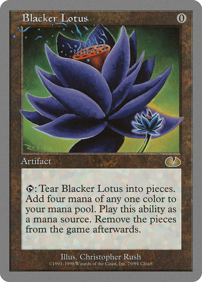 Blacker Lotus · Unglued (UGL) #70 · Scryfall Magic The Gathering