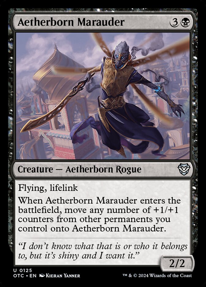 Aetherborn Marauder (Outlaws of Thunder Junction Commander #125)