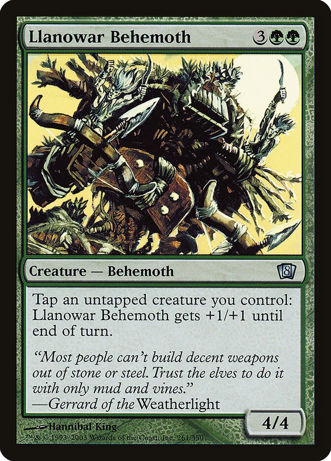 Llanowar Behemoth (Eighth Edition #261★)