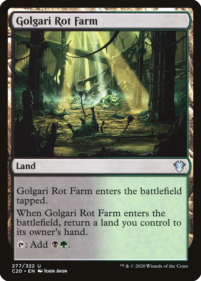 Golgari Rot Farm (Commander 2020 #277)