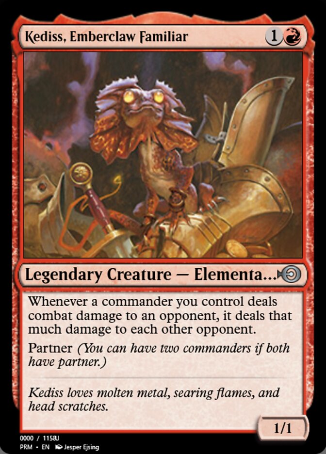 Kediss, Emberclaw Familiar (Magic Online Promos #86252)