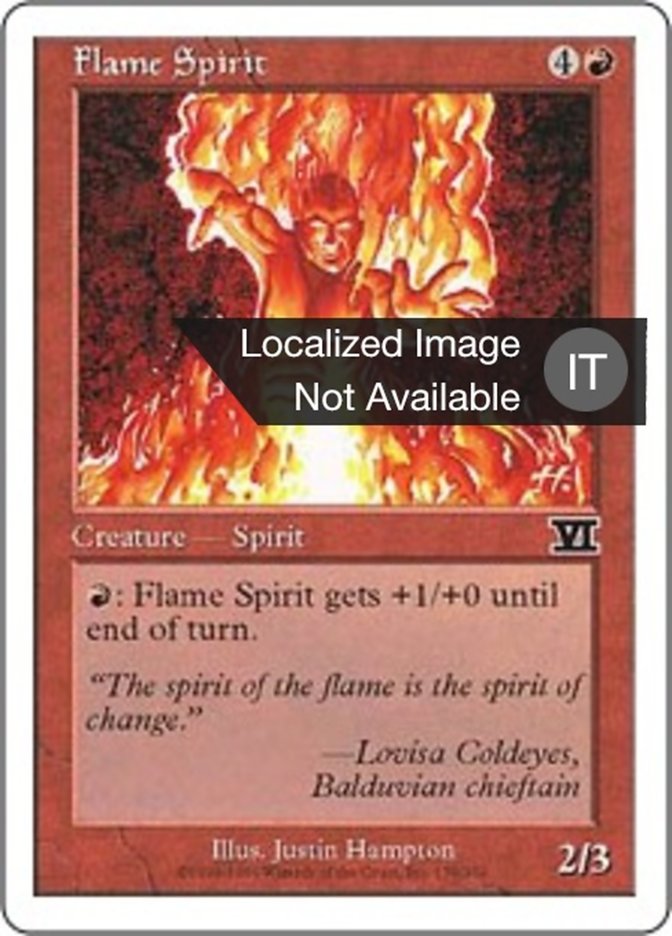 Flame Spirit (Classic Sixth Edition #179)