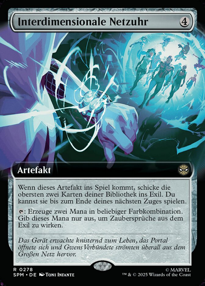 Interdimensionale Netzuhr