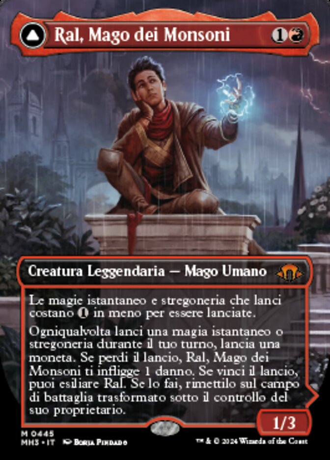 Ral, Monsoon Mage // Ral, Leyline Prodigy (Modern Horizons 3 #445)