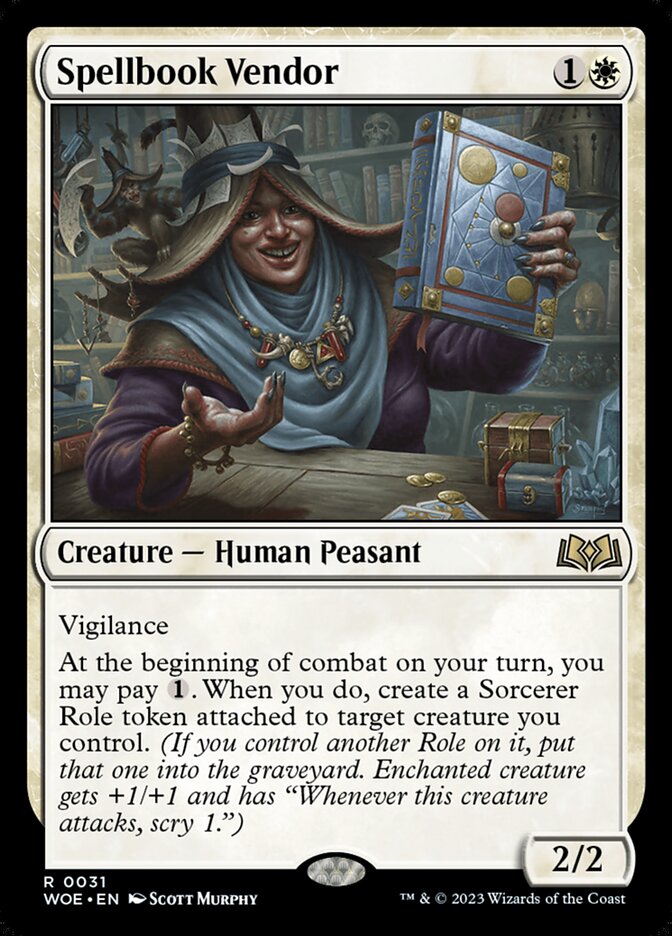 Spellbook Vendor (Wilds of Eldraine #31)