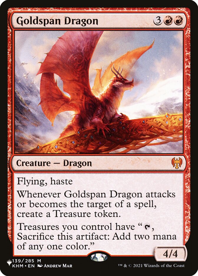 Goldspan Dragon (The List #KHM-139)