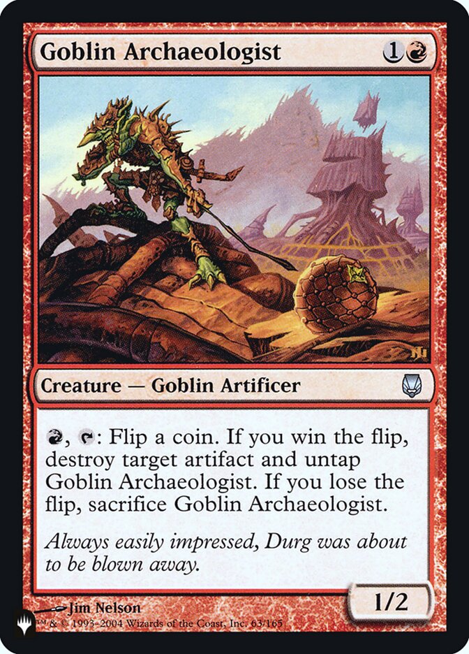 Goblin Archaeologist (The List #DST-63)