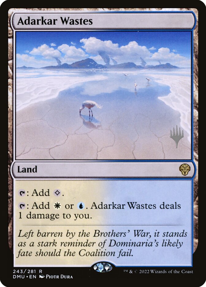 Adarkar Wastes (Dominaria United Promos #243p)