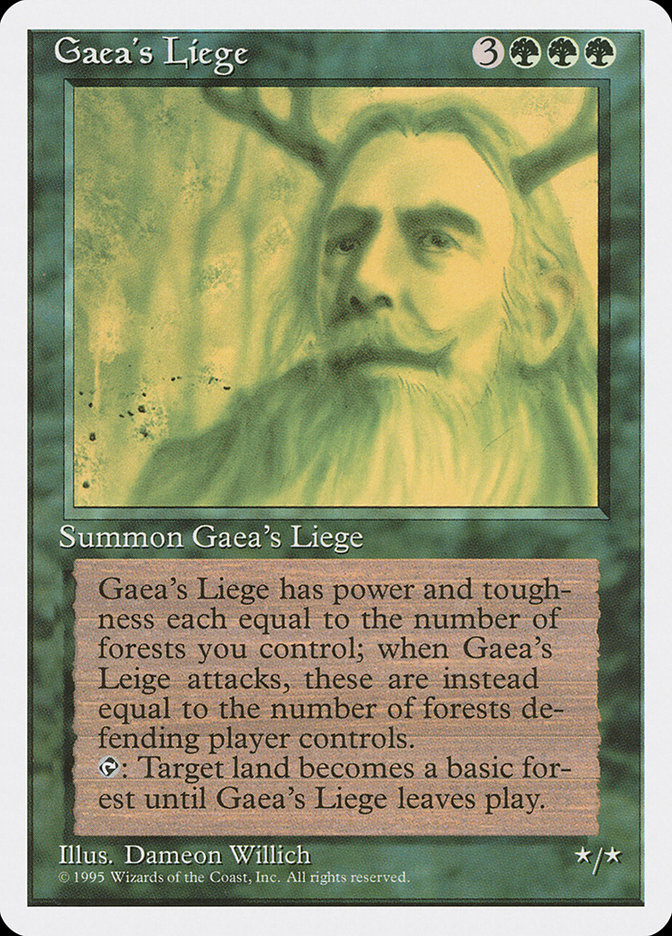 Gaea's Liege (Fourth Edition #247)