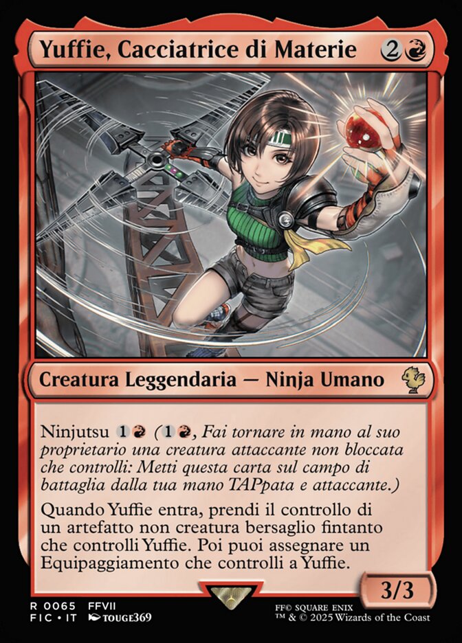 Yuffie, Cacciatrice di Materie