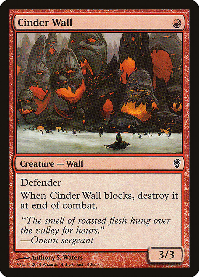 Cinder Wall (Conspiracy #140)