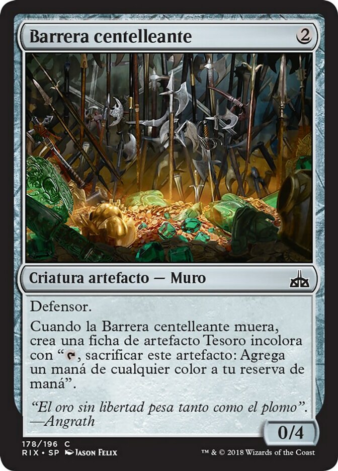 Gleaming Barrier (Rivals of Ixalan #178)