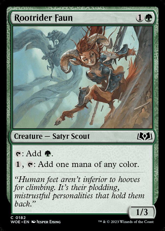 Rootrider Faun (Wilds of Eldraine #182)