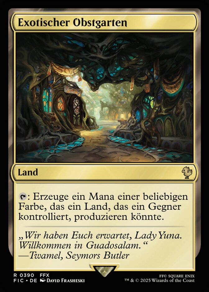 Exotischer Obstgarten