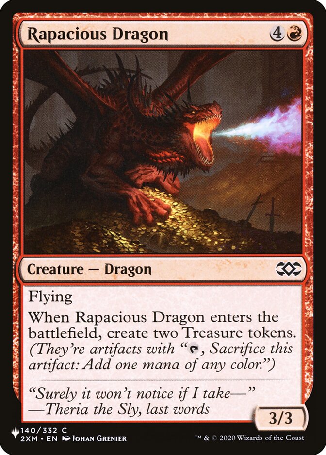 Rapacious Dragon (The List #2XM-140)