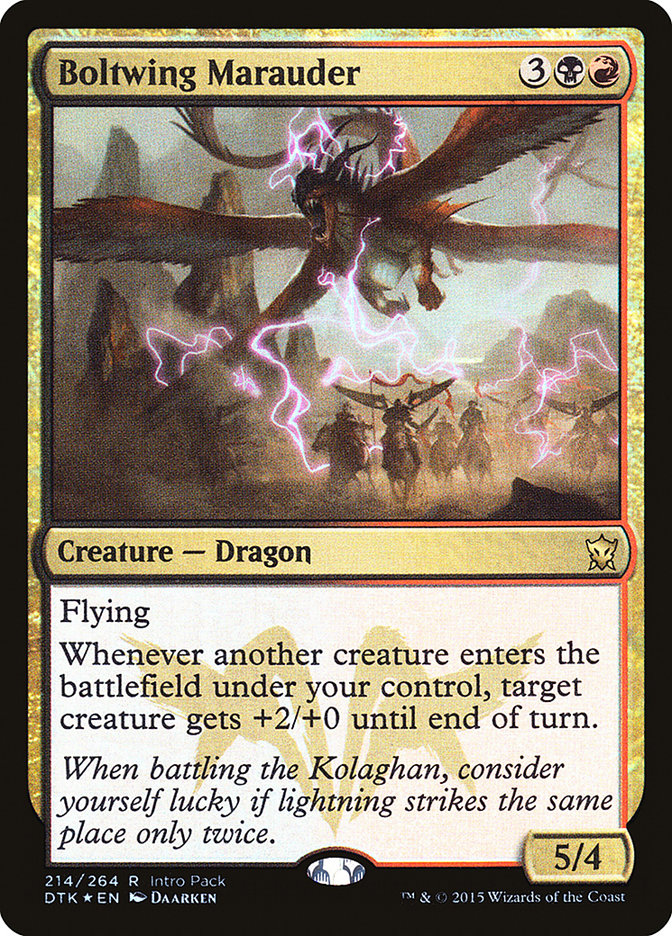 Boltwing Marauder (Dragons of Tarkir Promos #214)