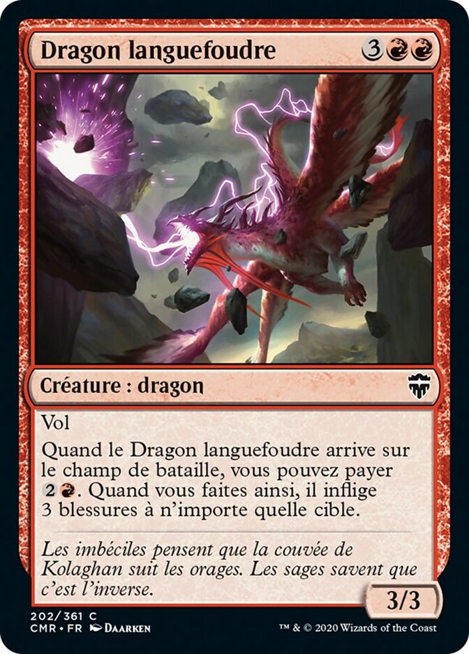 Sparktongue Dragon (Commander Legends #202)