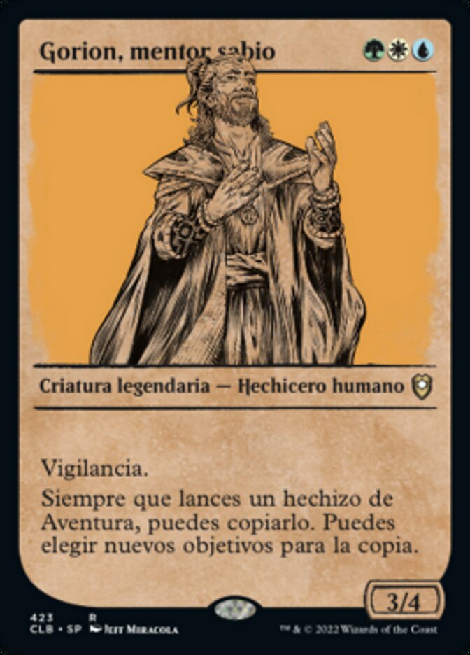 Gorion, Wise Mentor (Commander Legends: Battle for Baldur's Gate #423)
