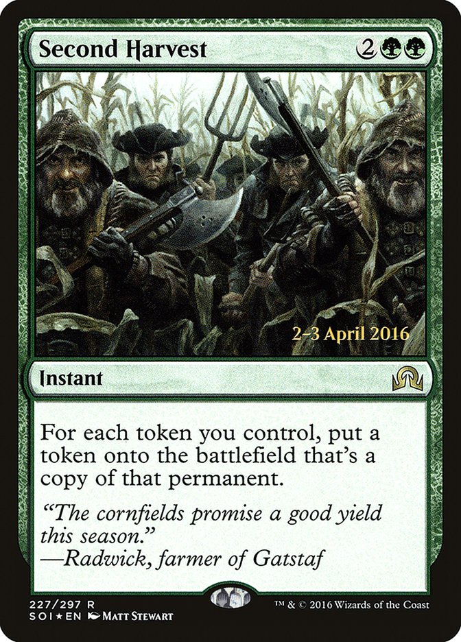 Second Harvest (Shadows over Innistrad Promos #227s)
