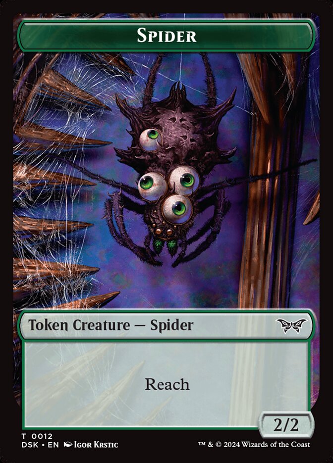 Spider (Duskmourn: House of Horror Tokens #12)