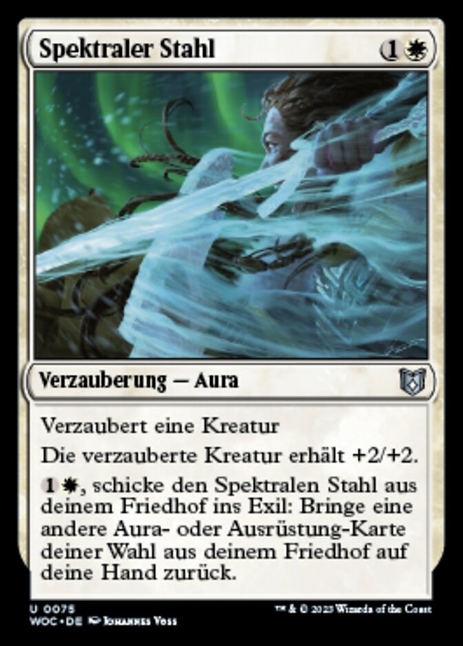 Spectral Steel (Wilds of Eldraine Commander #75)