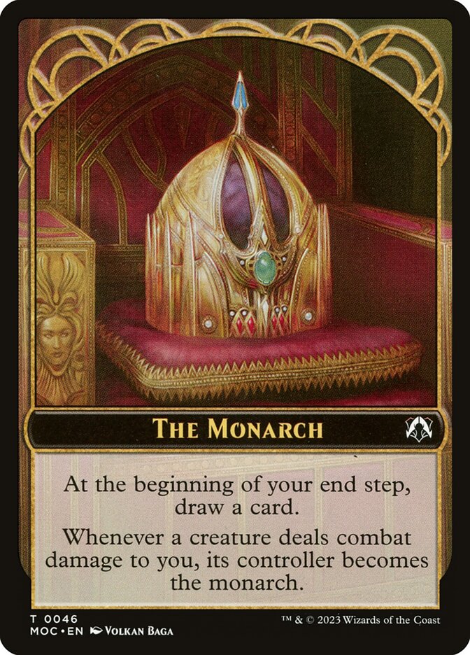 The Monarch (March of the Machine Commander Tokens #46)