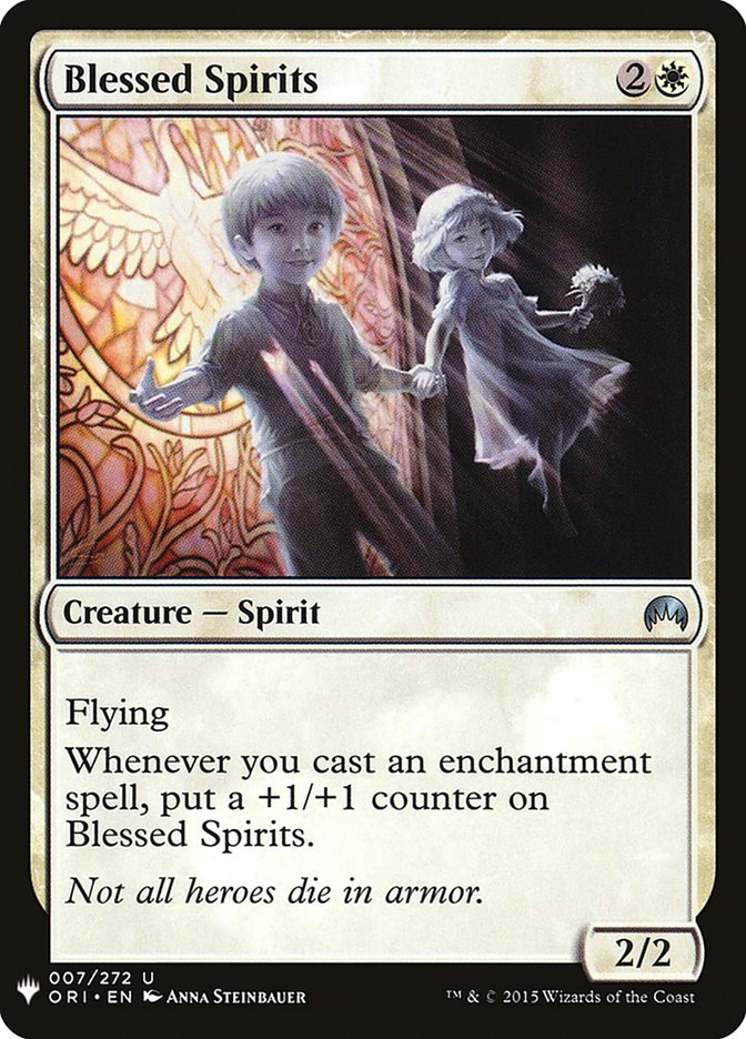 Blessed Spirits (The List #ORI-7)