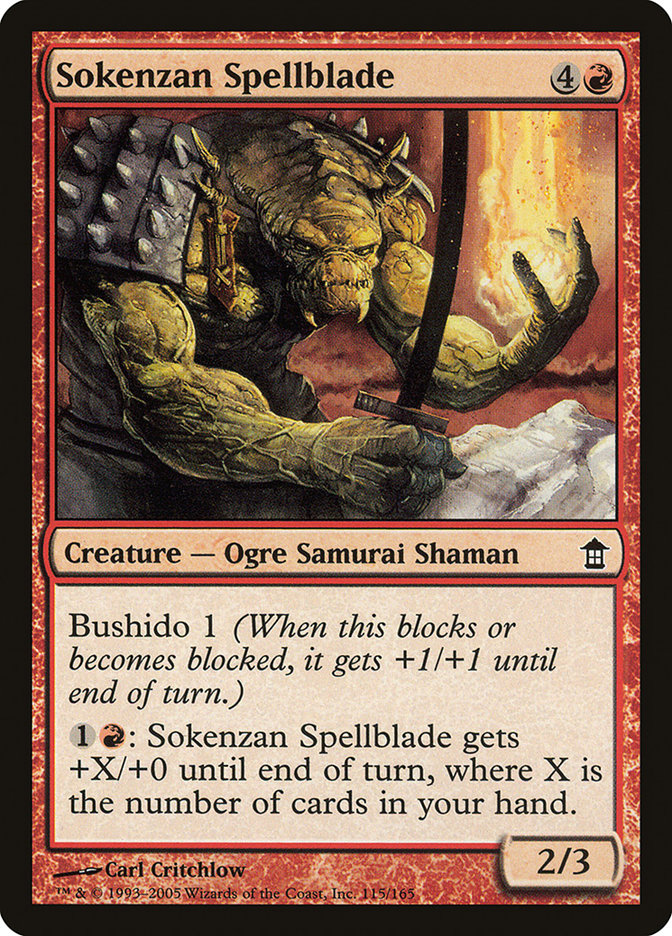 Sokenzan Spellblade (Saviors of Kamigawa #115)