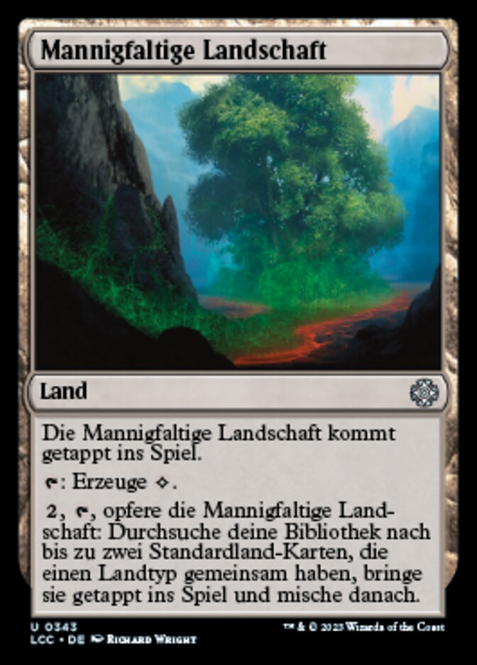 Myriad Landscape (The Lost Caverns of Ixalan Commander #343)