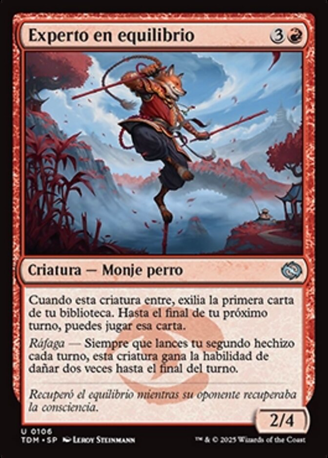 Experto en equilibrio
