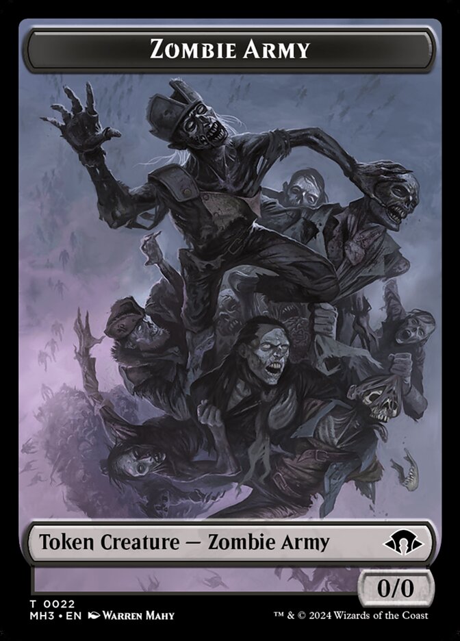 Zombie Army (Modern Horizons 3 Tokens #22)