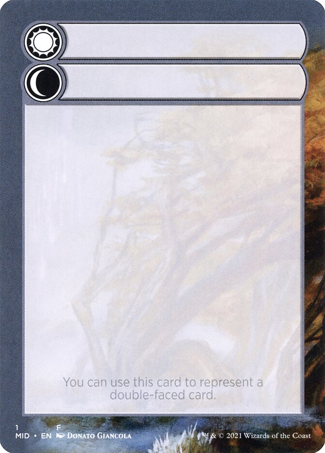 Double-Faced Substitute Card (Innistrad: Midnight Hunt Substitute Cards #1)