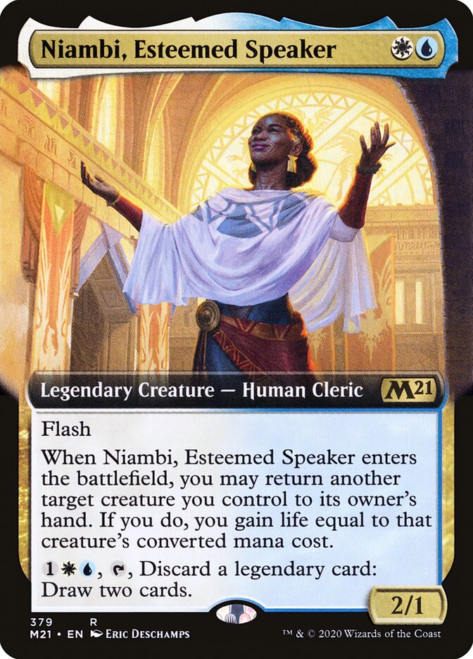 Niambi, Esteemed Speaker (Core Set 2021 #379)