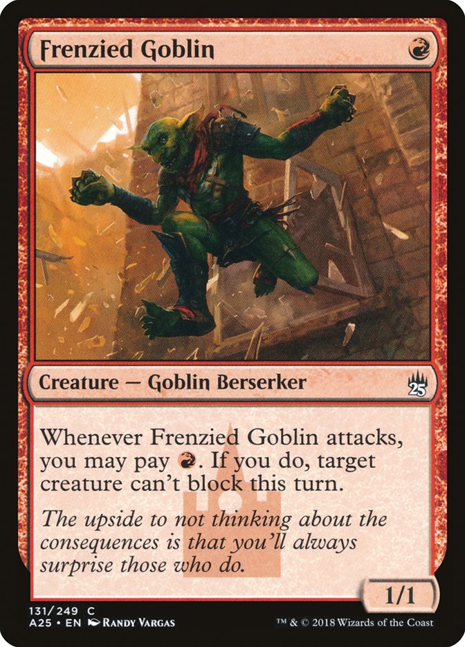 Frenzied Goblin (Masters 25 #131)
