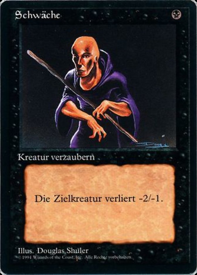 Weakness (Foreign Black Border #136)