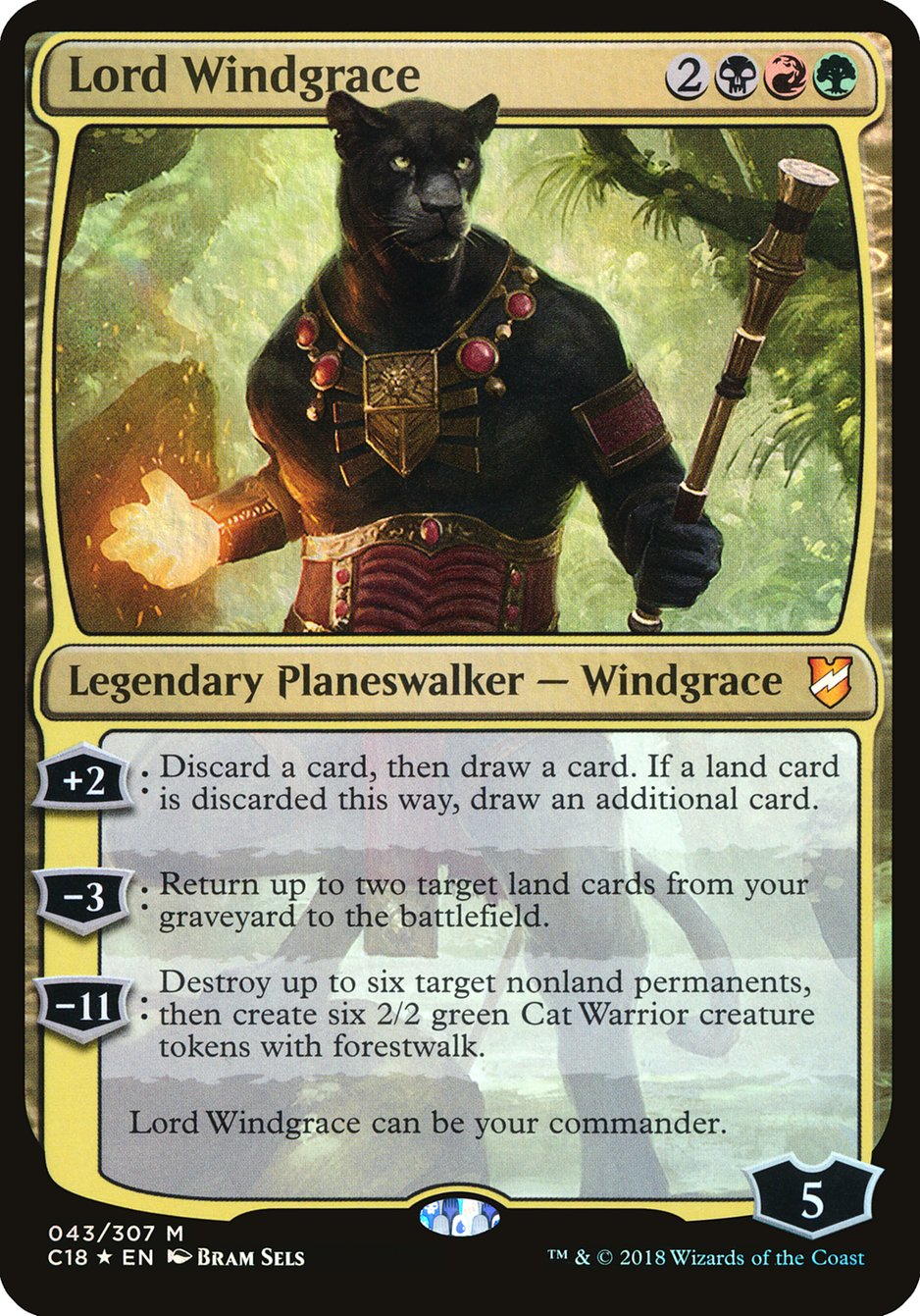 Lord Windgrace (Commander 2018 Oversized #43)