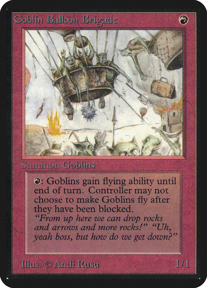 Goblin Balloon Brigade (Limited Edition Alpha #153)