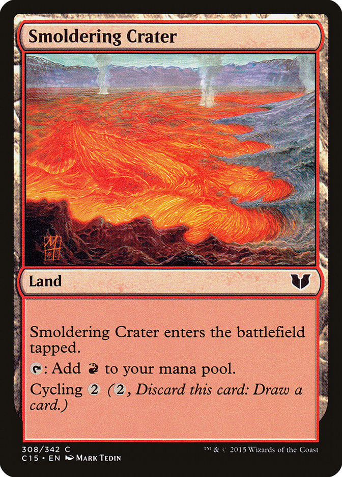 Smoldering Crater (Commander 2015 #308)