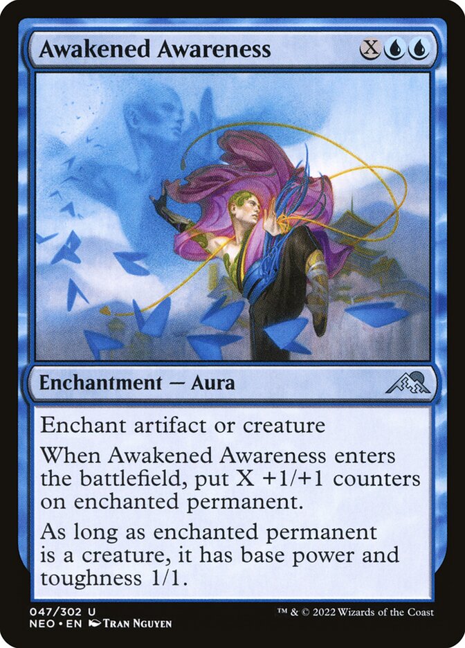 Awakened Awareness (Kamigawa: Neon Dynasty #47)