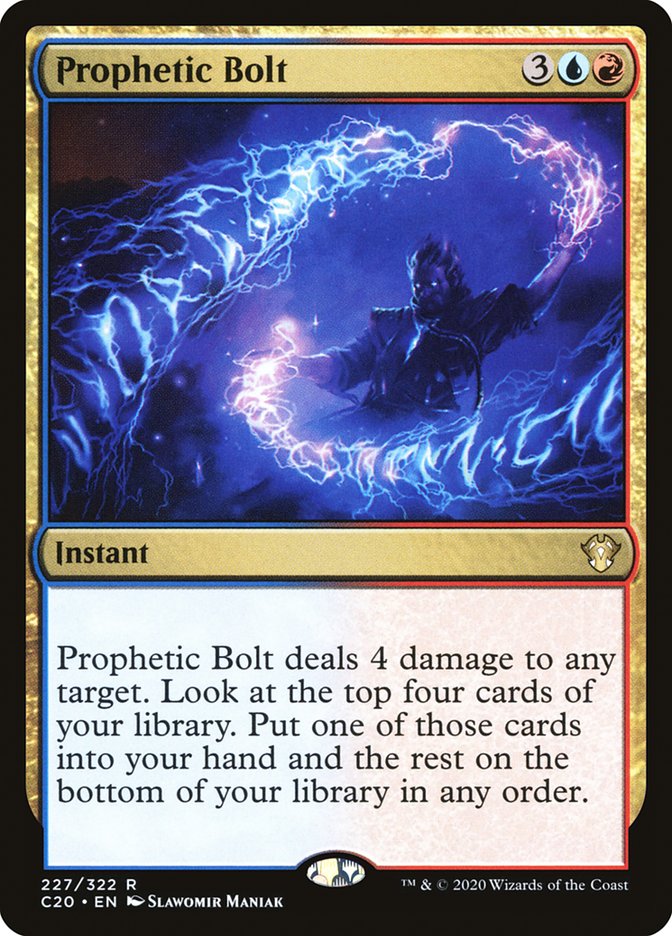 Prophetic Bolt (Commander 2020 #227)