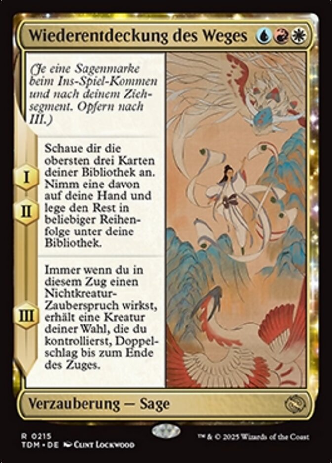 Wiederentdeckung des Weges