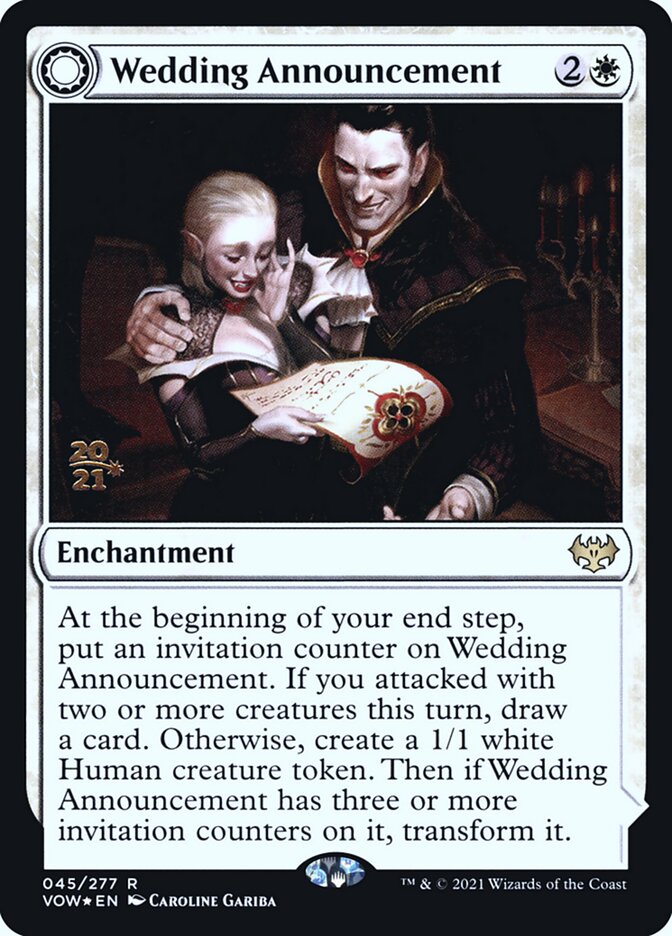 Wedding Announcement // Wedding Festivity (Innistrad: Crimson Vow Promos #45s)