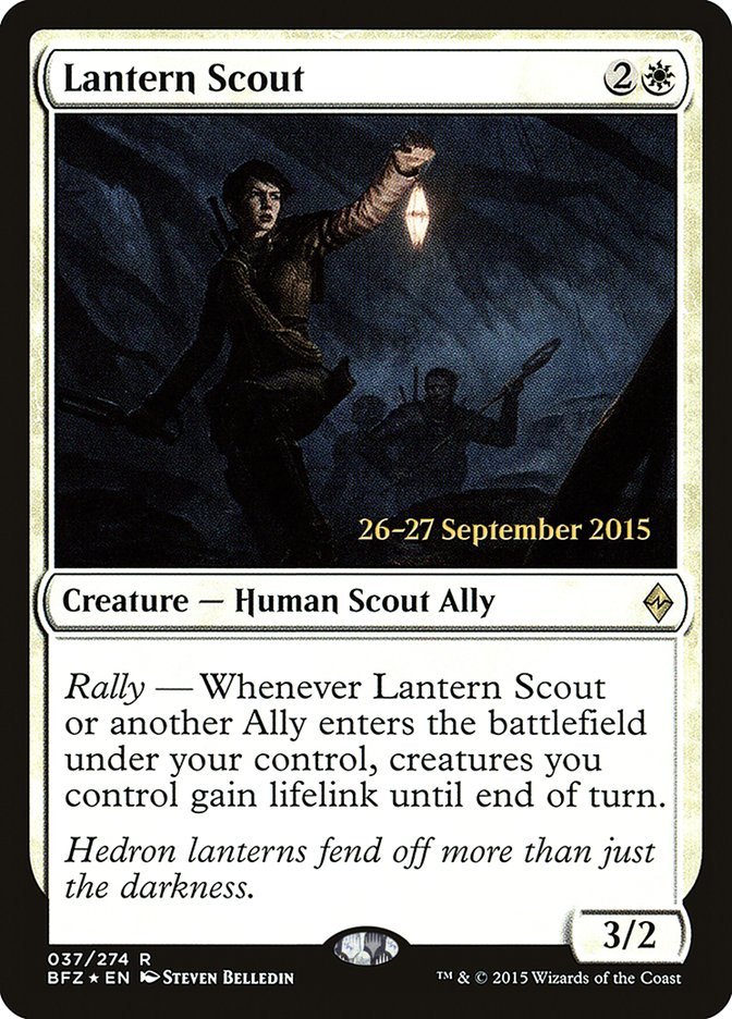 Lantern Scout (Battle for Zendikar Promos #37s)