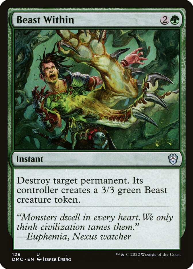 Beast Within (Dominaria United Commander #129)